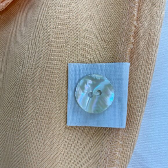 VTG Tommy Bahama Orange Sherbert Pleated 100 % Silk Women’s Shorts Size 10 - Picture 12 of 12